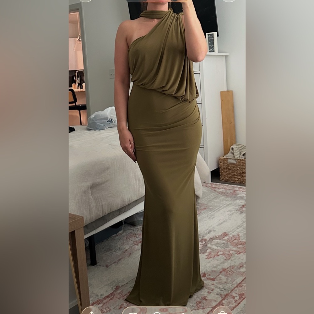 ASOS Olive Maxi Dress